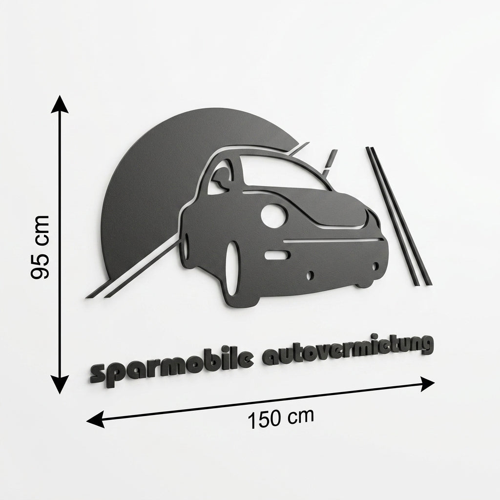 3D Logo Michael Sparmobile Autovermietung