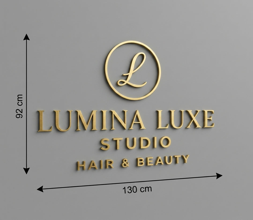 3D Logo Meltem Lumina Luxe Studio