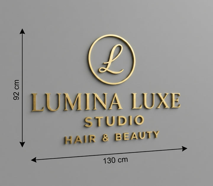3D Logo Meltem Lumina Luxe Studio