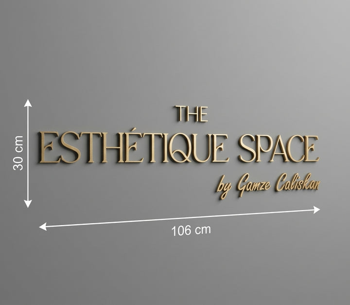 3D Logo Gamze The Esthétique Space - by Gamze Caliskan