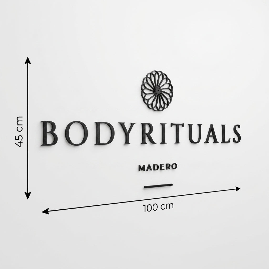 3D Logo Amra Bodyrituals Madero