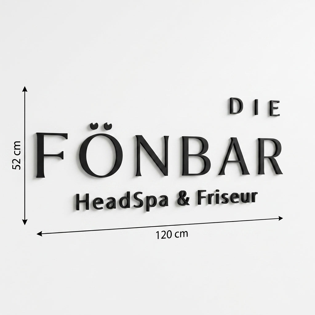 3D Logo Anja Die Fönbar