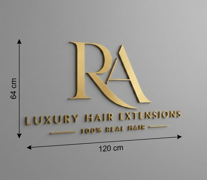 3D Logo Rumeysa RAluxuryhair