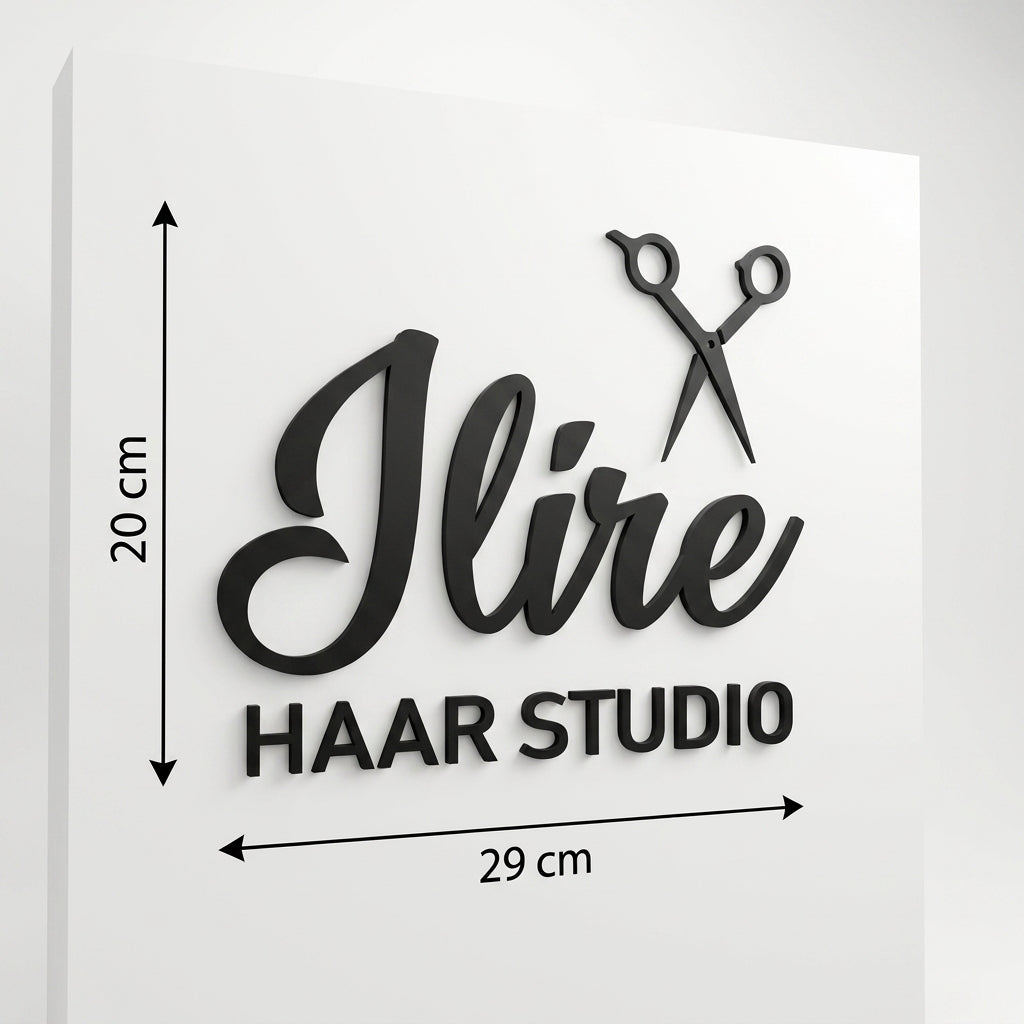 3D Logo Ilire IlireHaarstudio