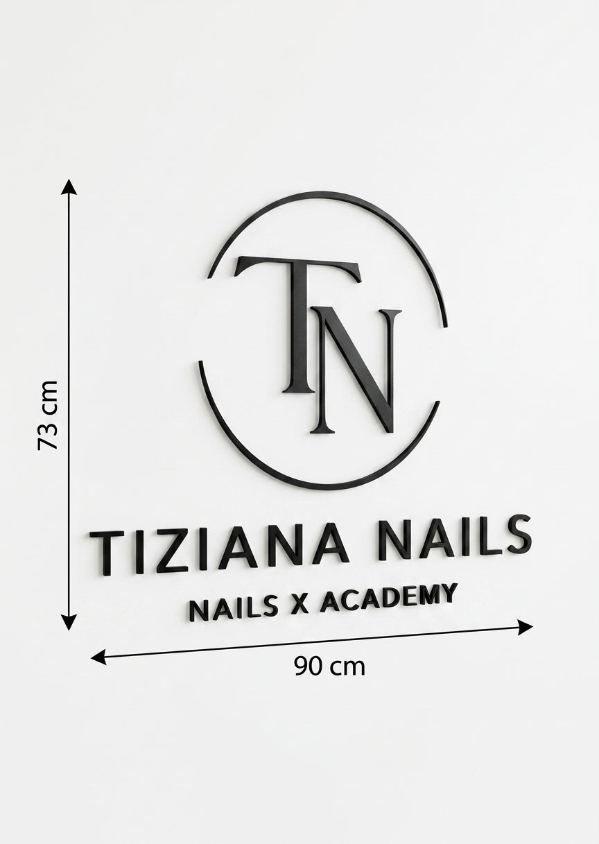 3D Logo Tiziana Tiziana Nails
