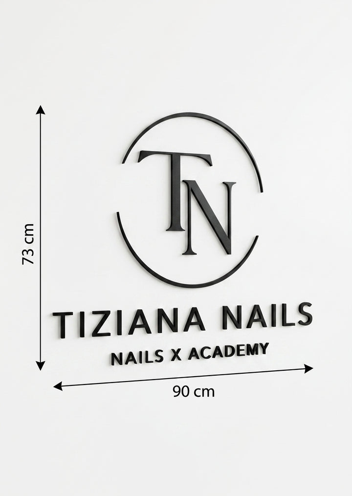 3D Logo Tiziana Tiziana Nails