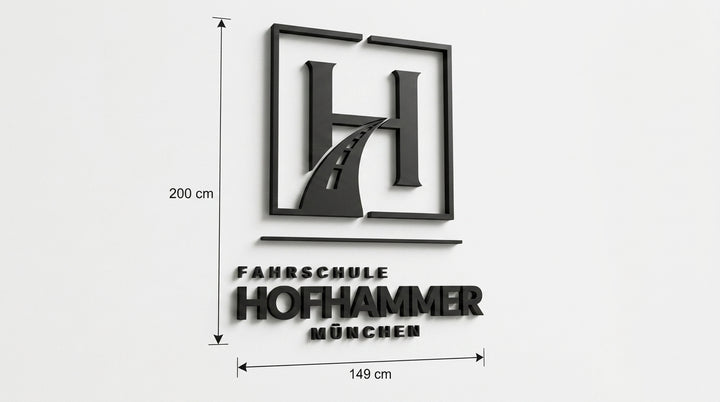 3D Logo Sevgi Fahrschule Hofhammz