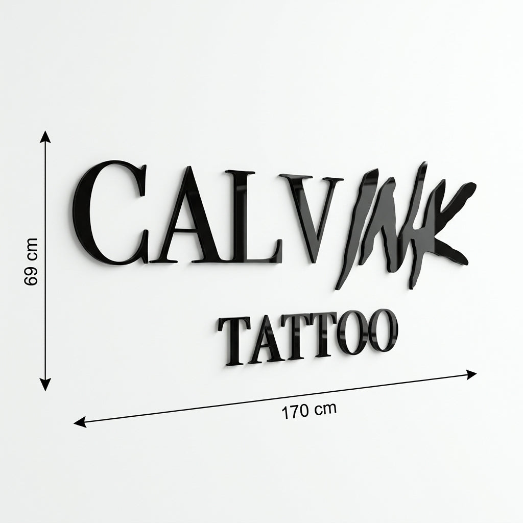 3D Logo Calvin Calv INK - Tattoo