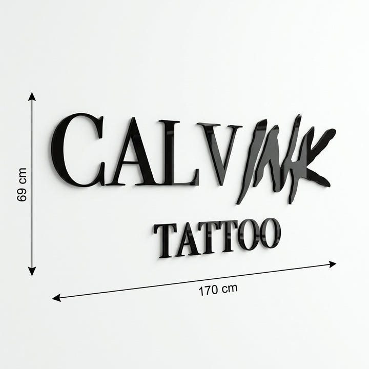 3D Logo Calvin Calv INK - Tattoo