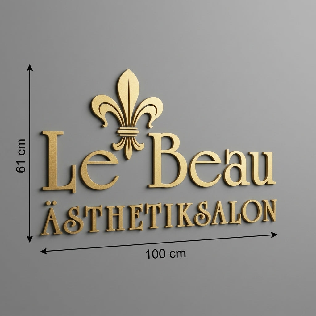 3D Logo Marina Le Beau Ästhetiksalon