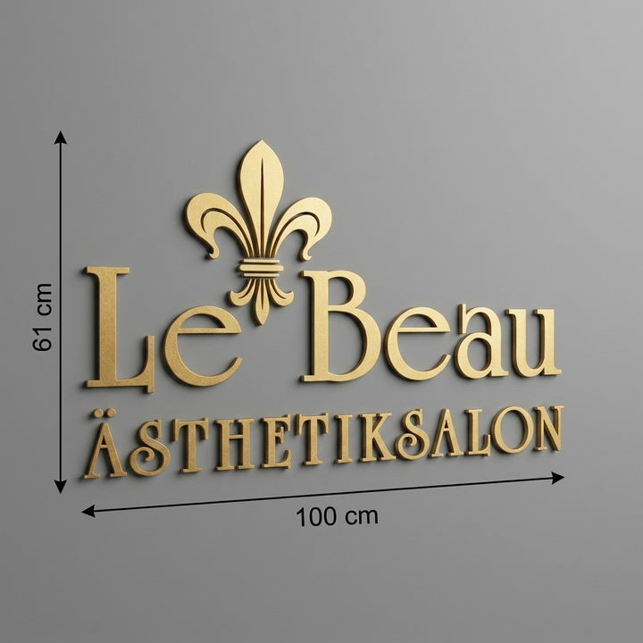 3D Logo Marina Le Beau Ästhetiksalon