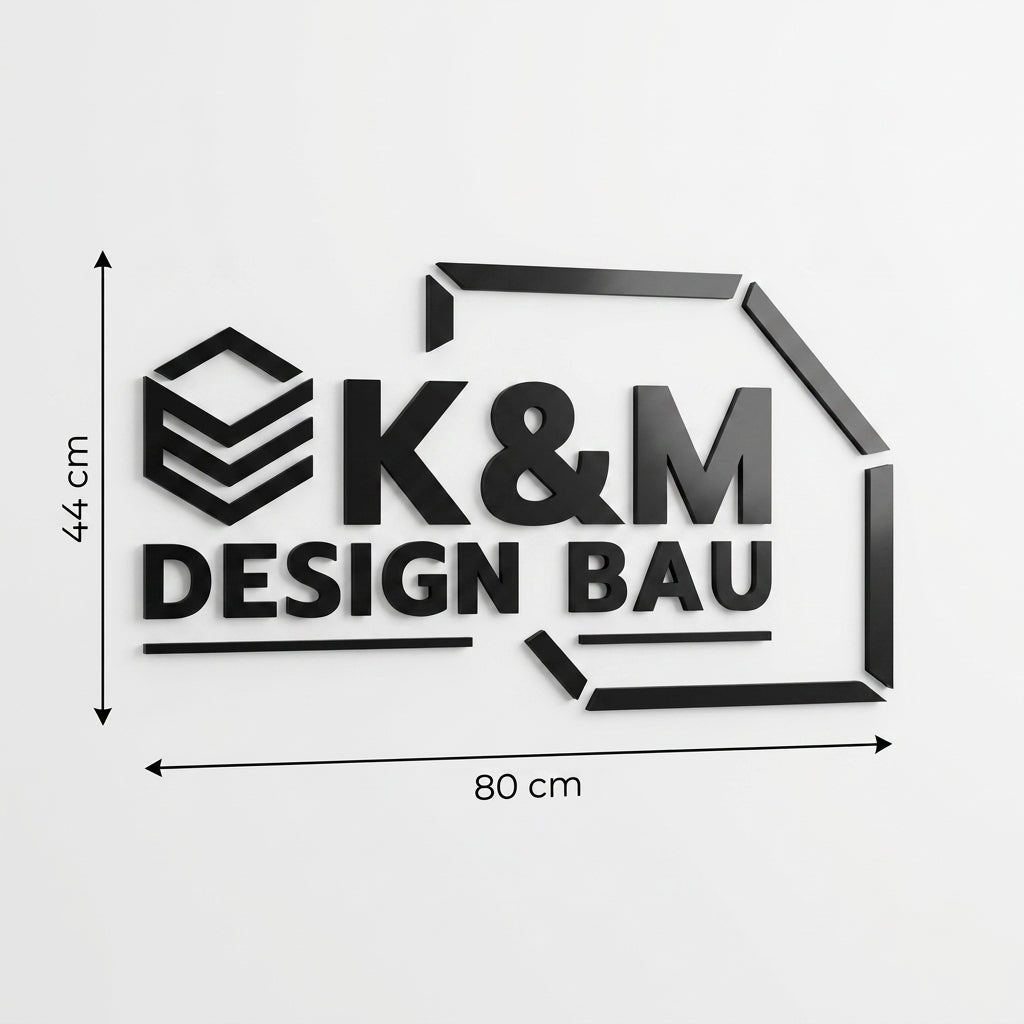 3D Logo Marko K&M Design Bau
