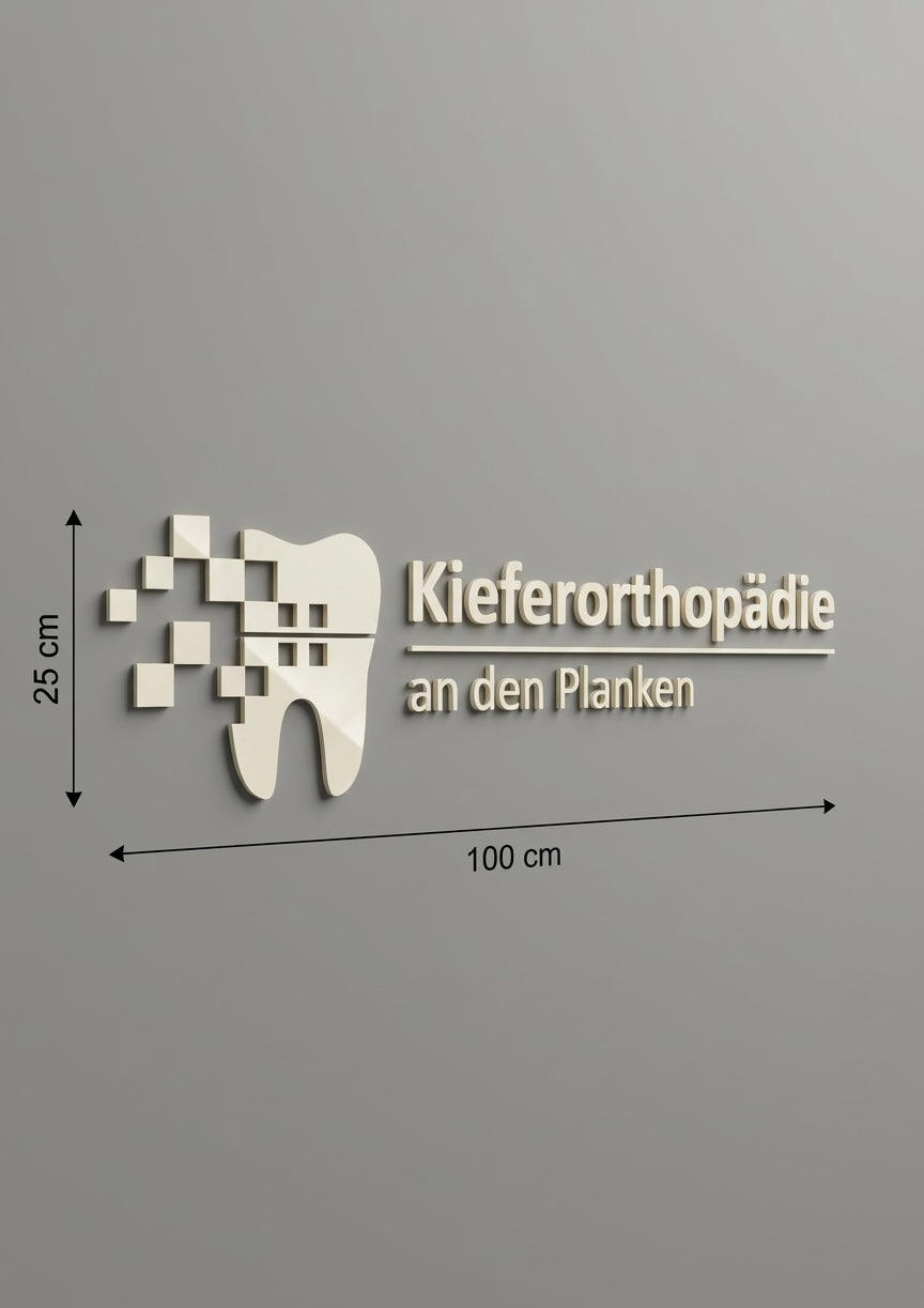 3D Logo Bassel Kieferorthopädie an den Planken