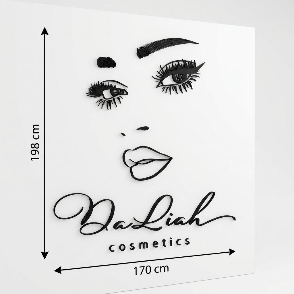 3D Logo Sandra DaLiah cosmetics