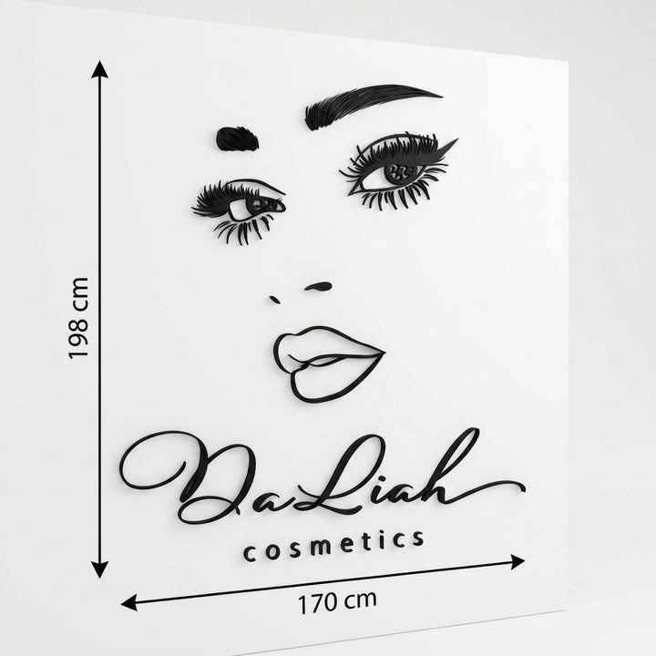 3D Logo Sandra DaLiah cosmetics