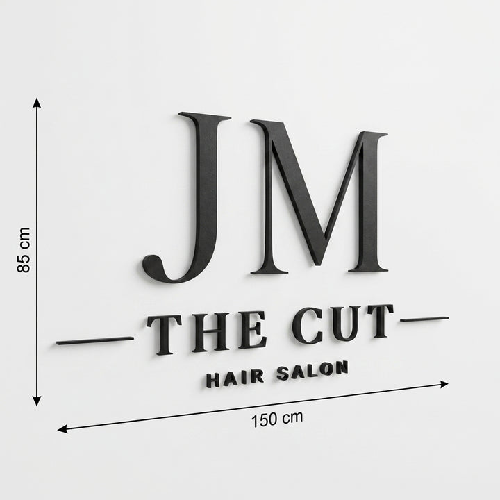 3D Logo Janine JM the cut