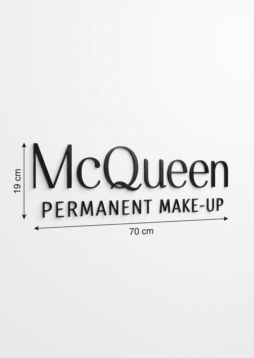 3D Logo Anja McQueen Permanent Make-Up