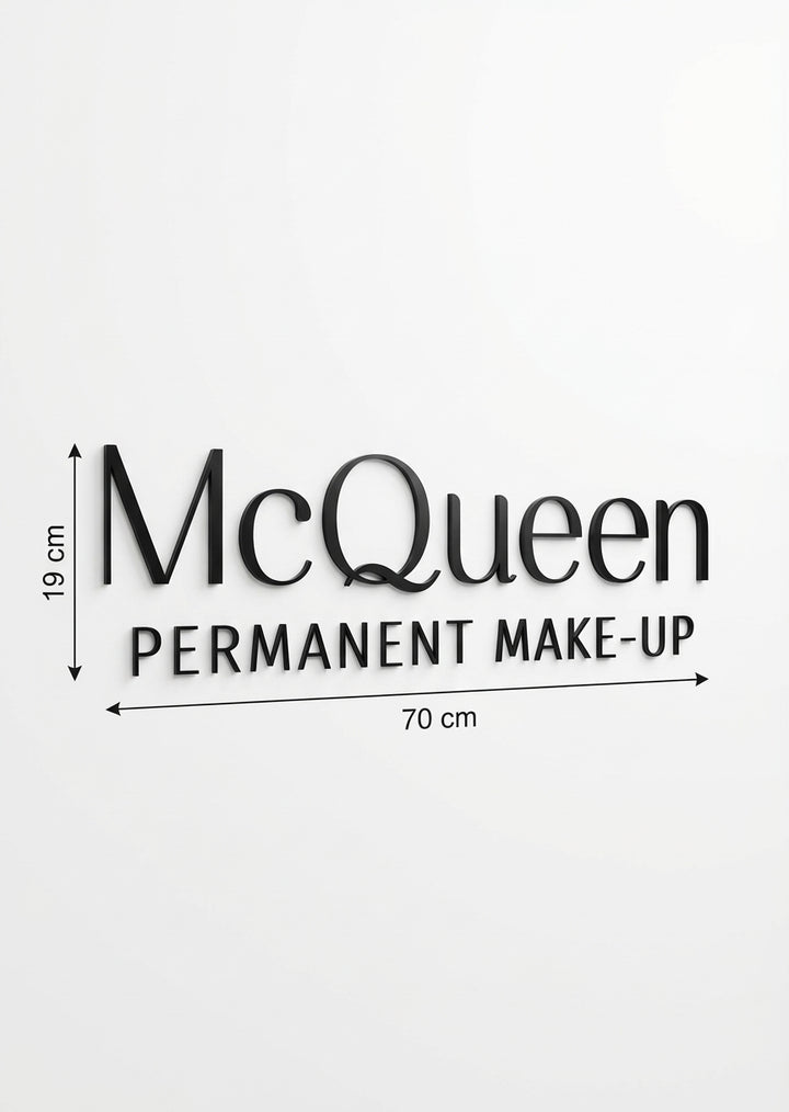 3D Logo Anja McQueen Permanent Make-Up