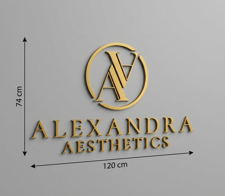 3D Logo Alexander Alexandra aesthetics