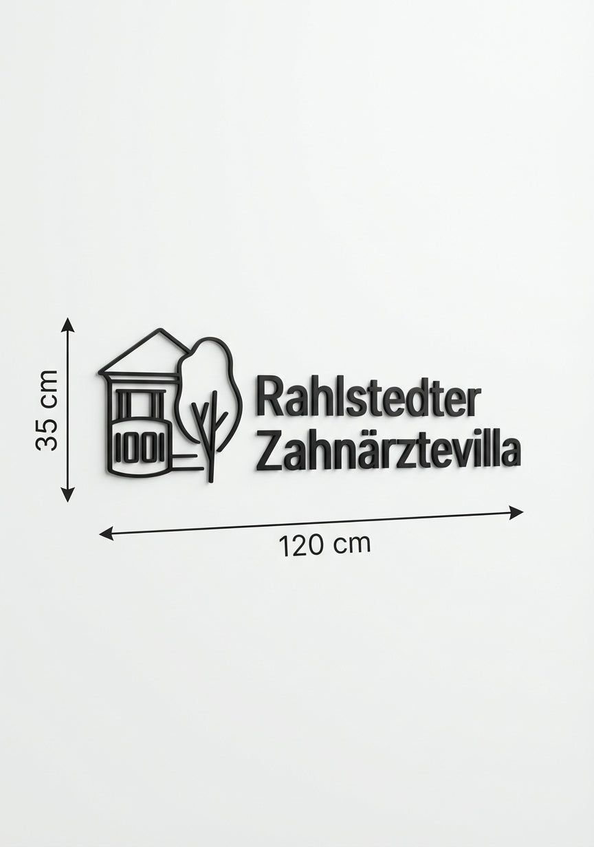 3D Logo Svenja Rahlstedter Zahnärztevilla