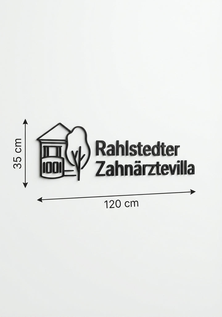 3D Logo Svenja Rahlstedter Zahnärztevilla