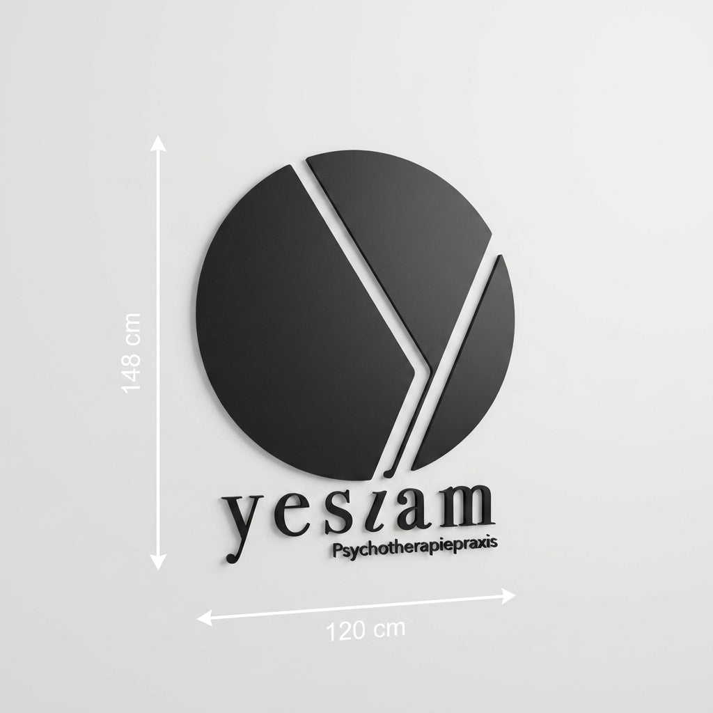 3D Logo Yesim Yes I Am Psychotherapiepraxis – Dein Lieblingswerk