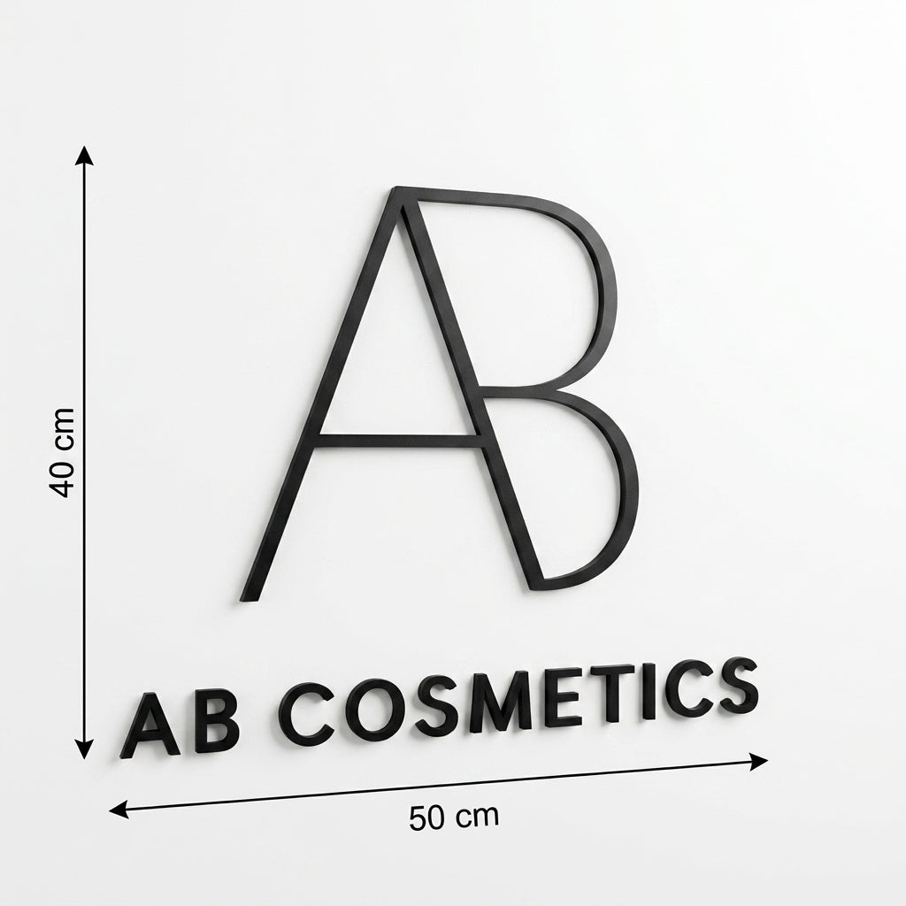 3D Logo Alanis Abcosmetics