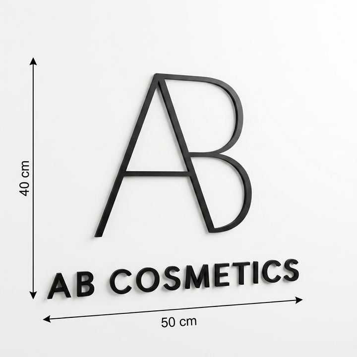 3D Logo Alanis Abcosmetics