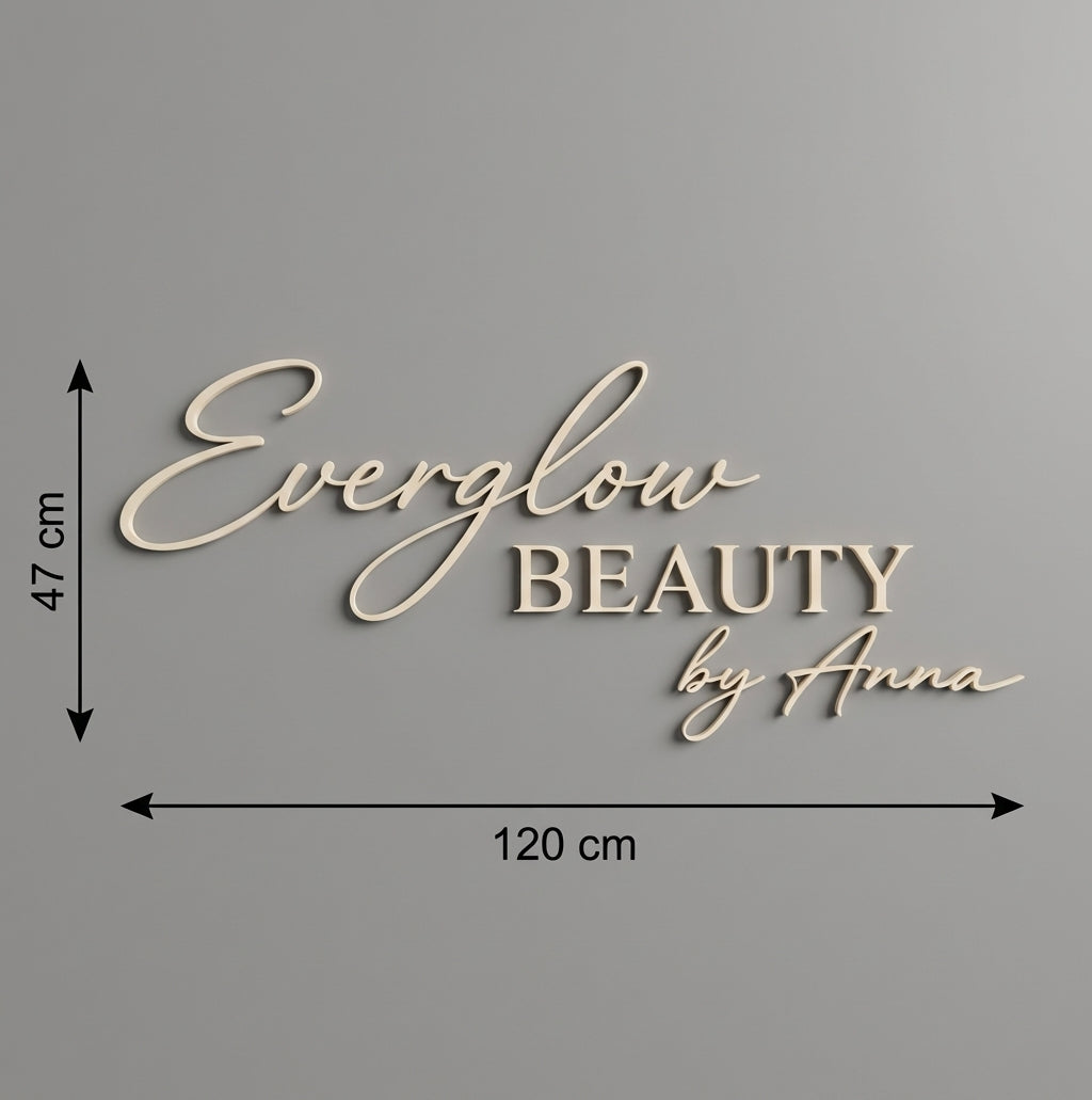 3D Logo Anna Babchin Schönheitssalon