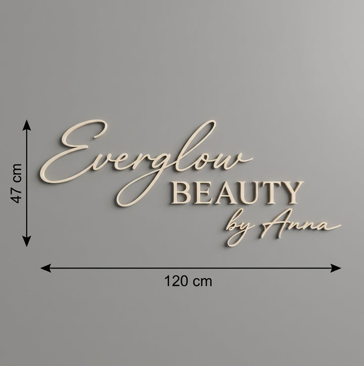 3D Logo Anna Babchin Schönheitssalon