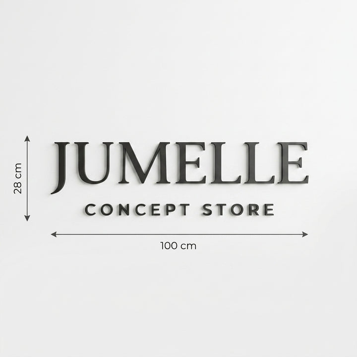 3D Logo Julie Jumelle Concept Store