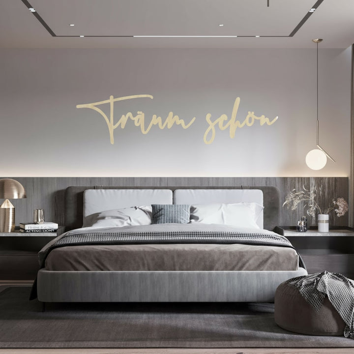 3D Schriftzug „Träum schön"